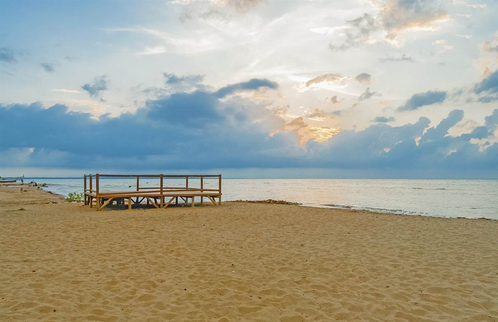 Atardecer sobre el mar en Tolú, Golfo de Morrosquillo